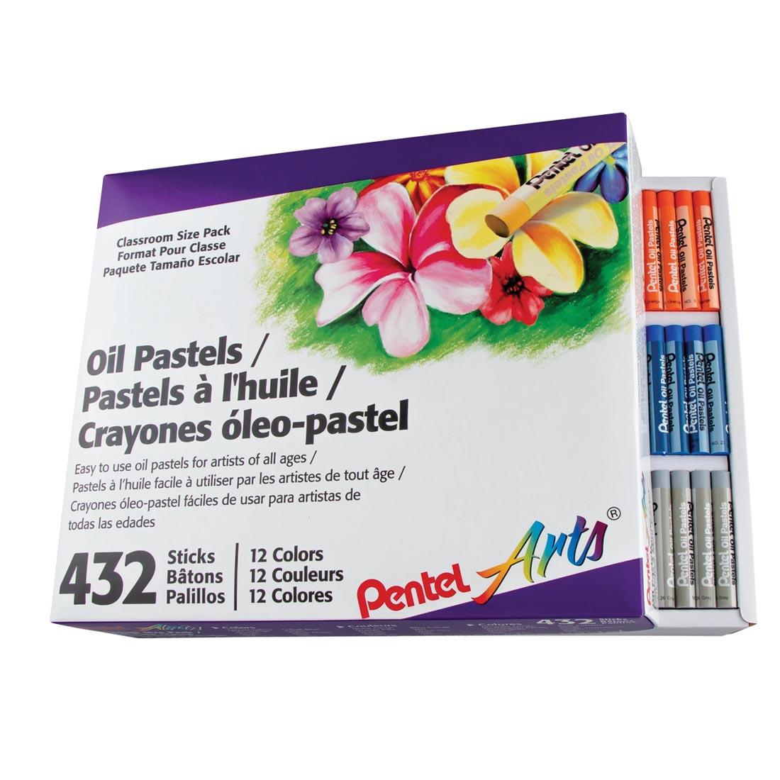 Pentel Arts Oil Pastels 432-Count Set