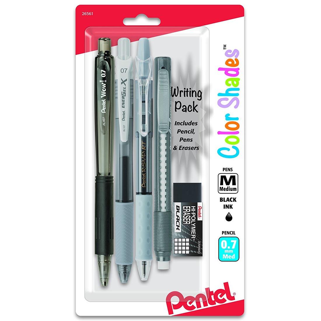 Pentel Black Color Shades Writing Pack