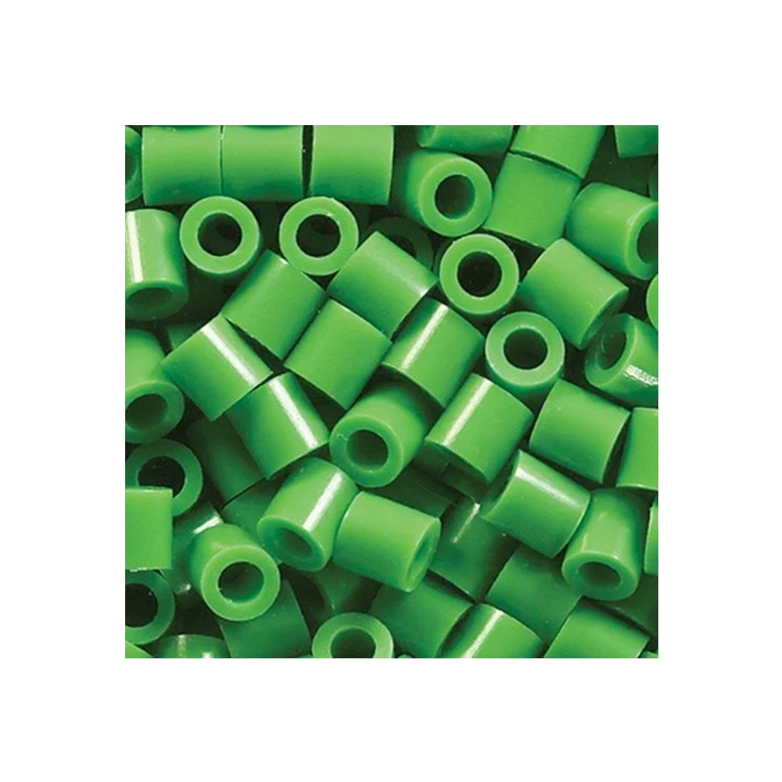 Bright Green Perler Beads