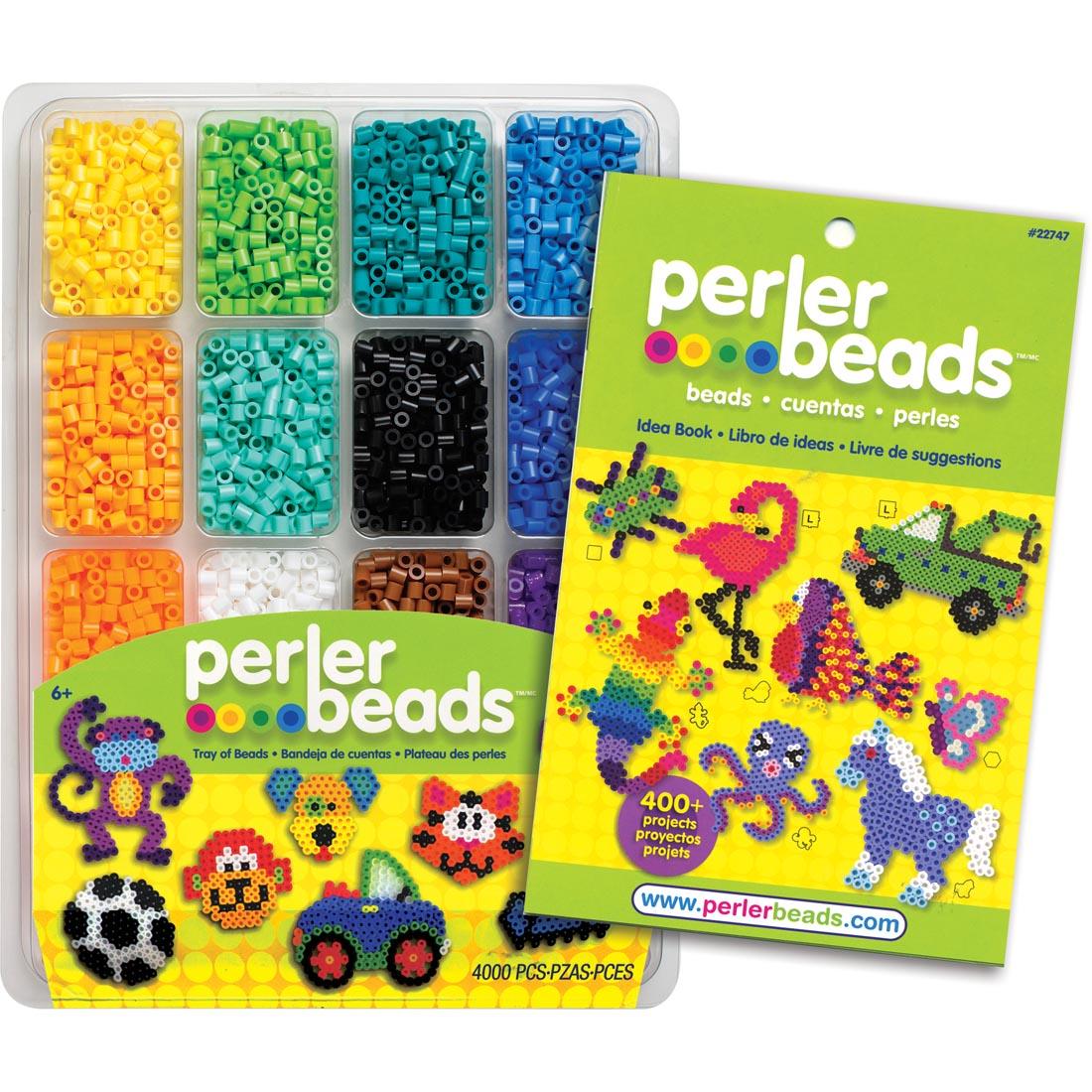 Perler Beads Tray of Beads