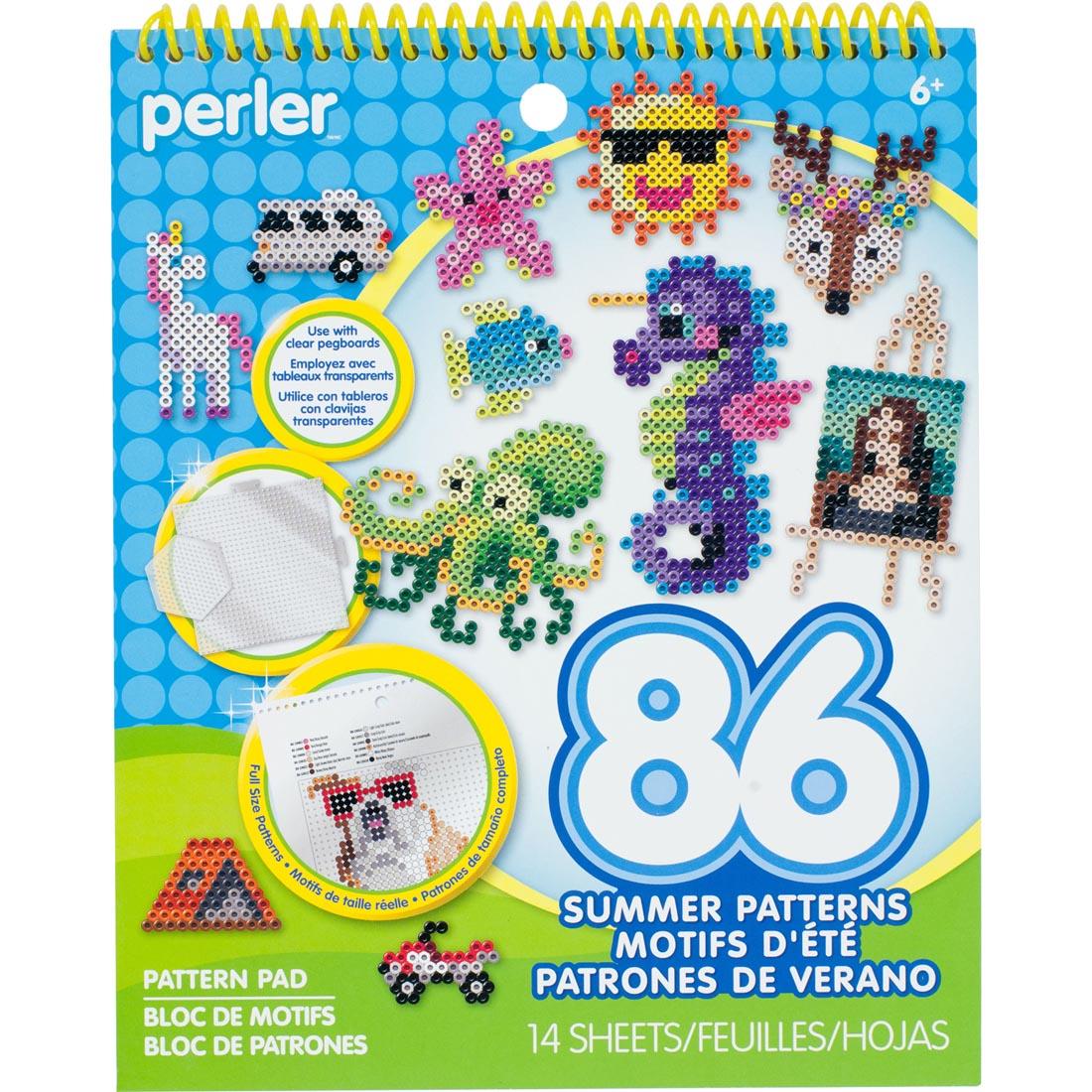 Perler Beads Summer Pattern Pad