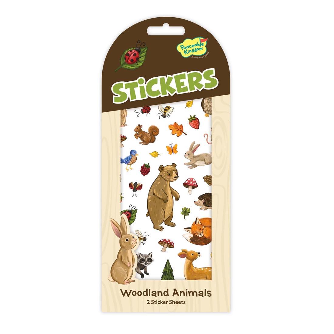 Woodland Animals Stickers By Peaceable Kingdom