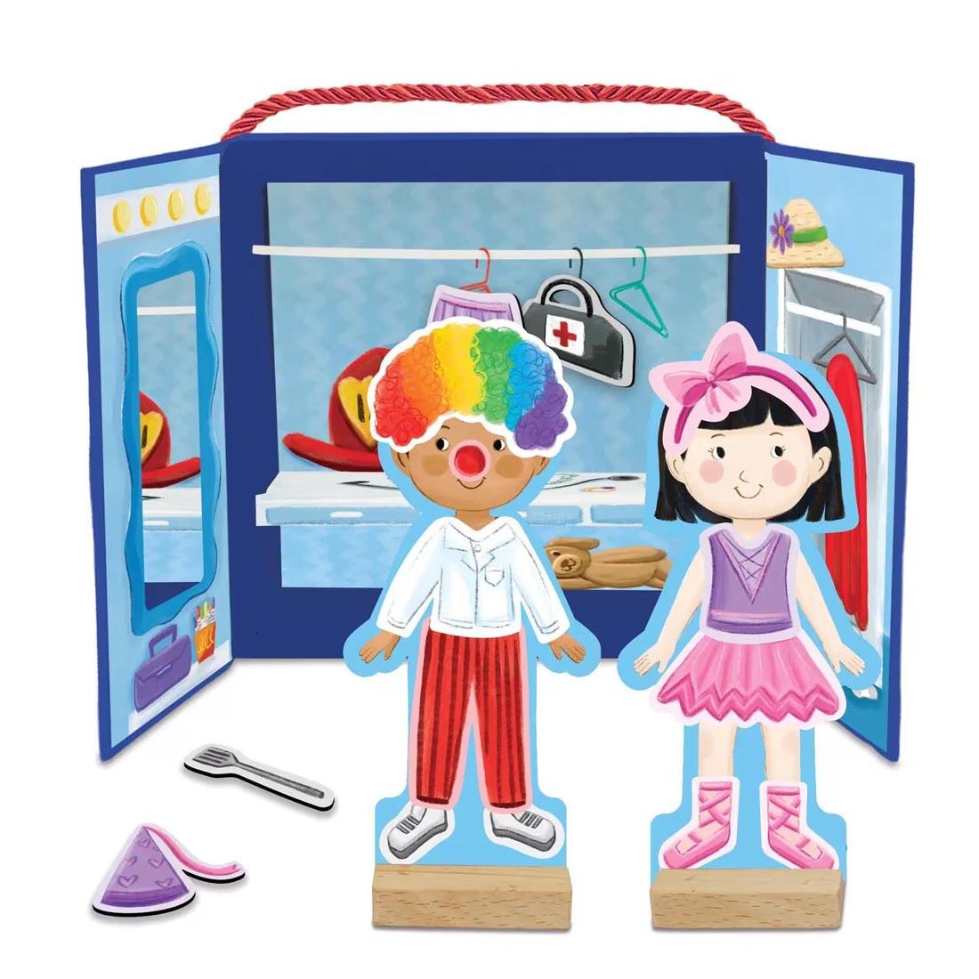 Playful Pretend Magnetic Dress Up Playset By Peaceable Kingdom