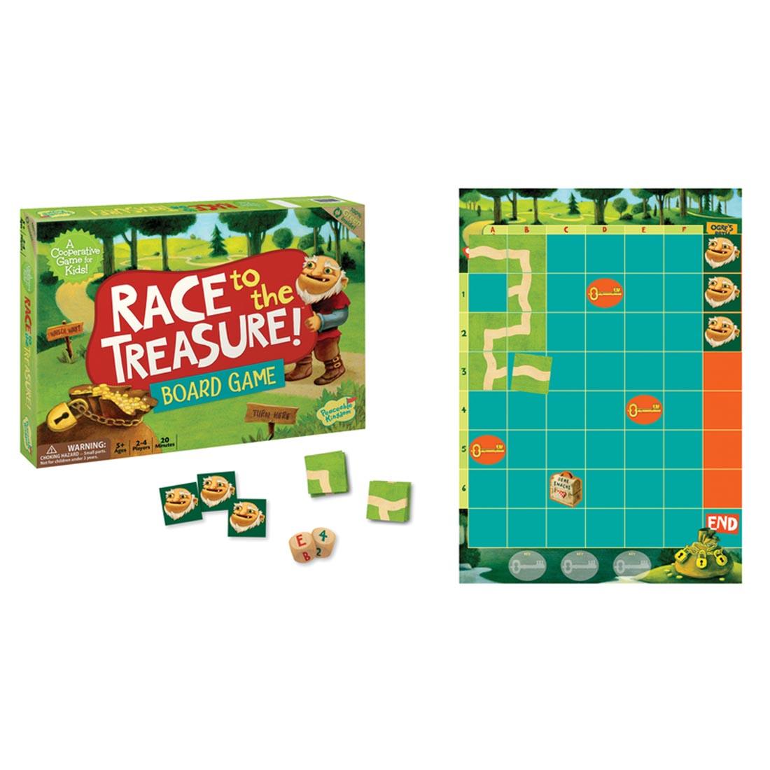 Race To The Treasure! Cooperative Board Game by Peaceable Kingdom