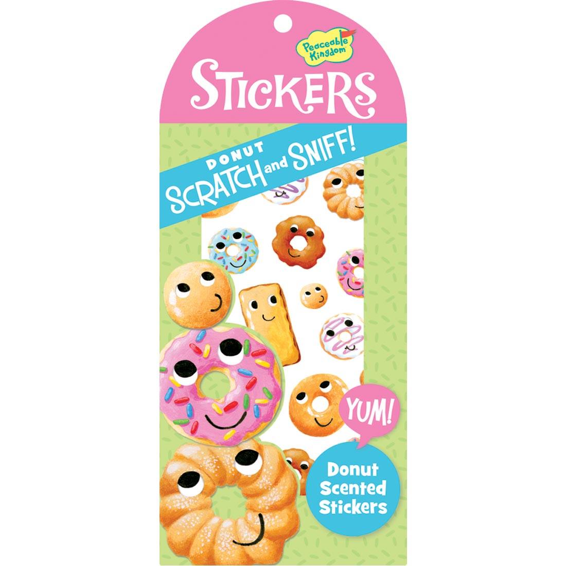 Donuts Scratch and Sniff Stickers by Peaceable Kingdom