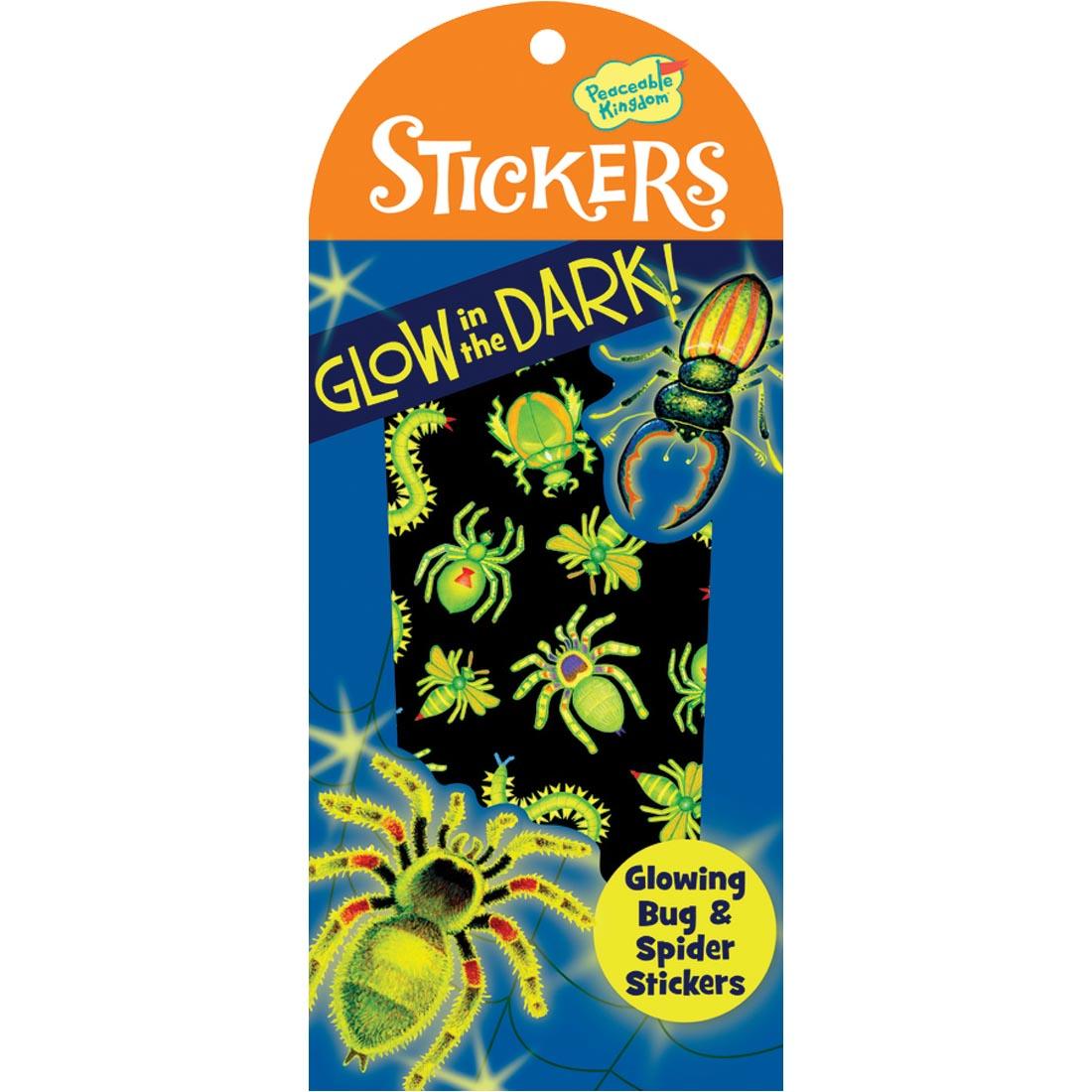 Glow-in-the-Dark Bug & Spider Stickers by Peaceable Kingdom