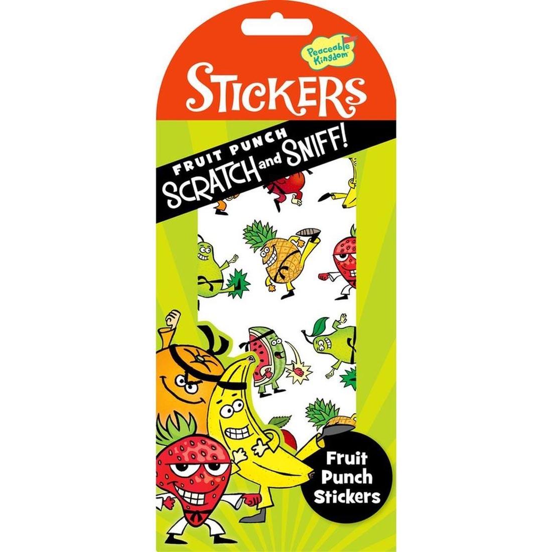 ruit Punch Scratch and Sniff Stickers by Peaceable Kingdom