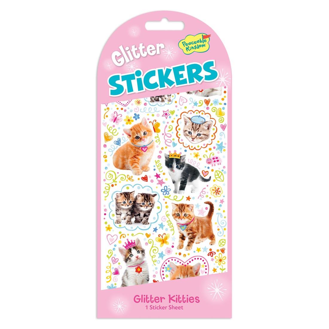 Glitter Kitties Stickers by Peaceable Kingdom