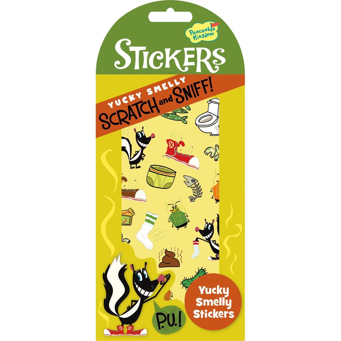 Yucky Smelly Scratch and Sniff Stickers by Peaceable Kingdom