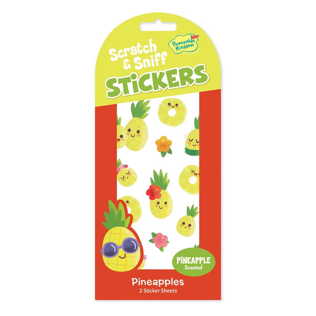 Pineapples Scratch & Sniff Stickers by Peaceable Kingdom