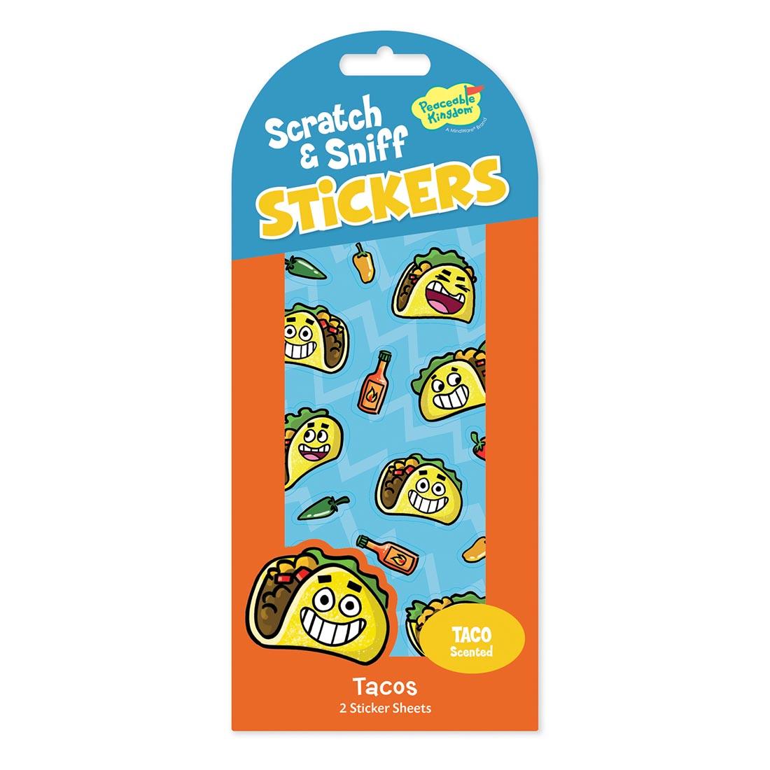 Tacos Scratch & Sniff Stickers by Peaceable Kingdom