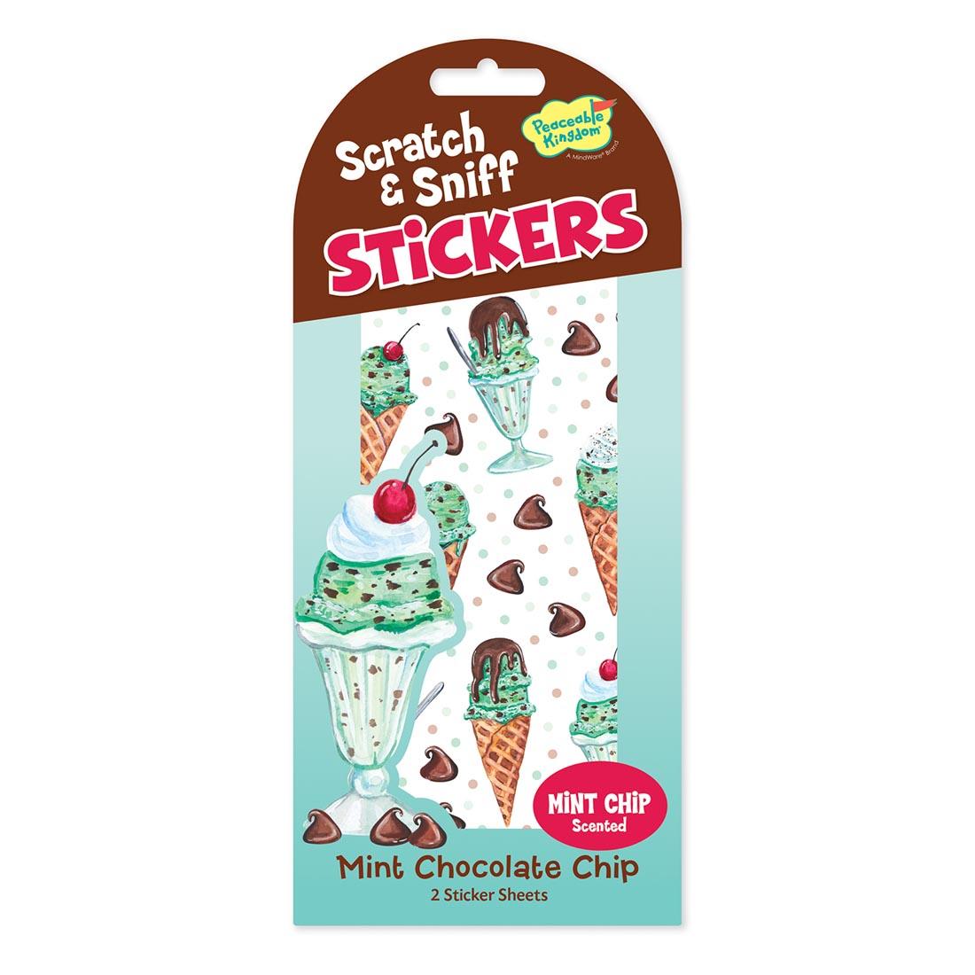 Mint Chocolate Chip Scratch & Sniff Stickers by Peaceable Kingdom