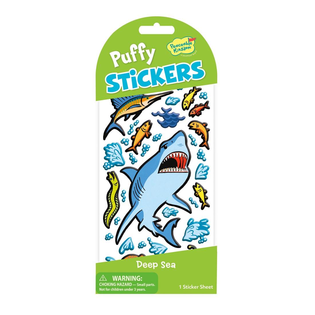 Deep Sea Puffy Stickers by Peaceable Kingdom