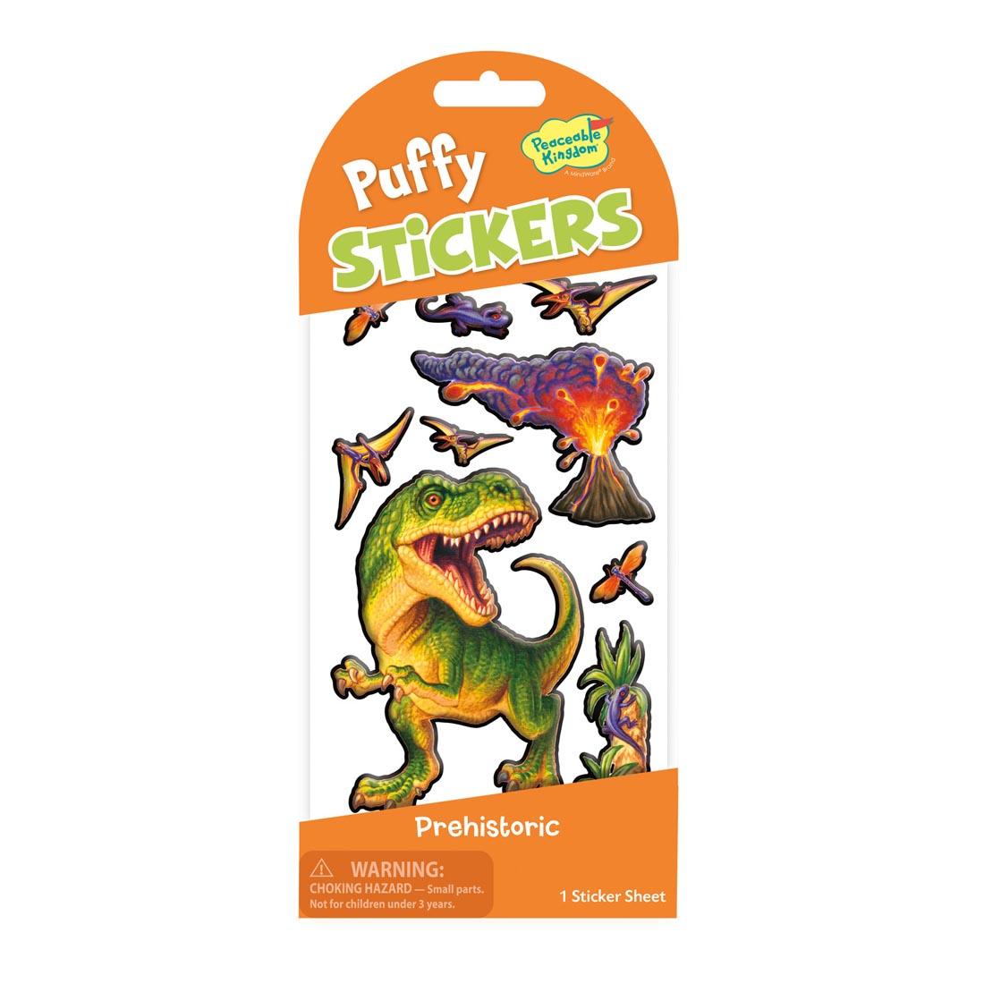 Prehistoric Puffy Stickers by Peaceable Kingdom