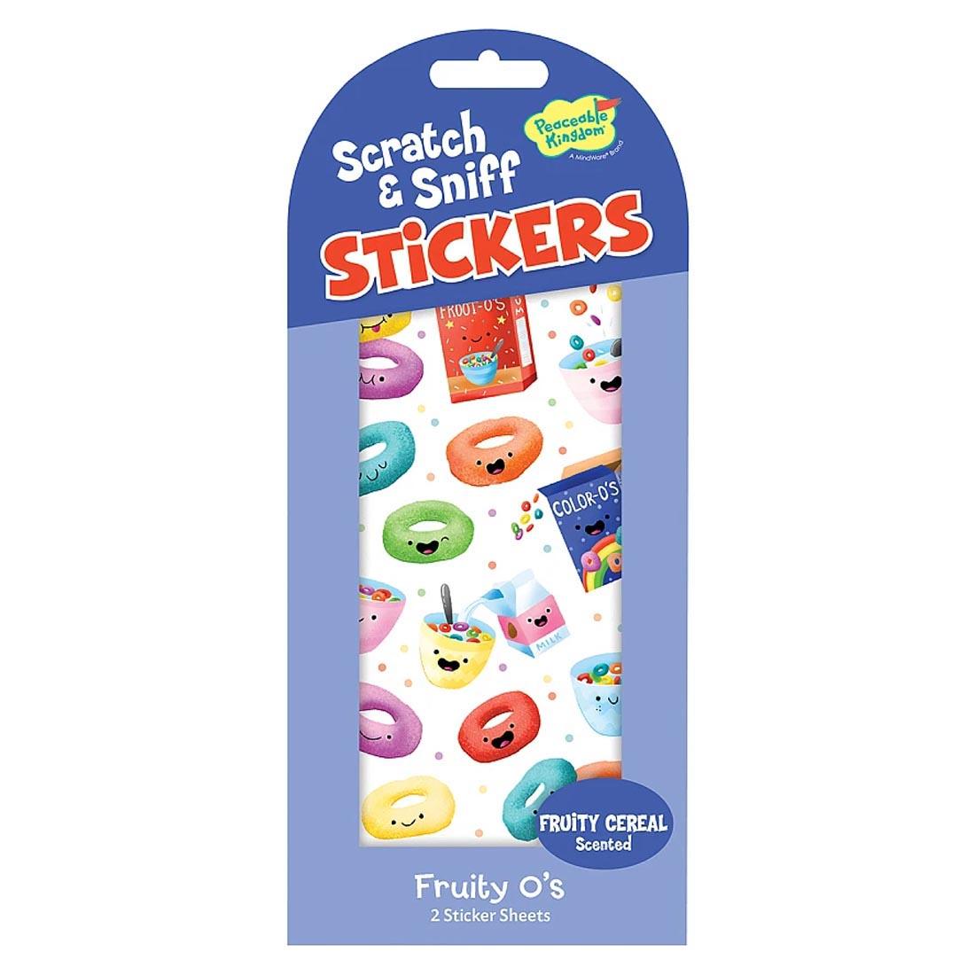 Fruity O's Scratch & Sniff Stickers by Peaceable Kingdom