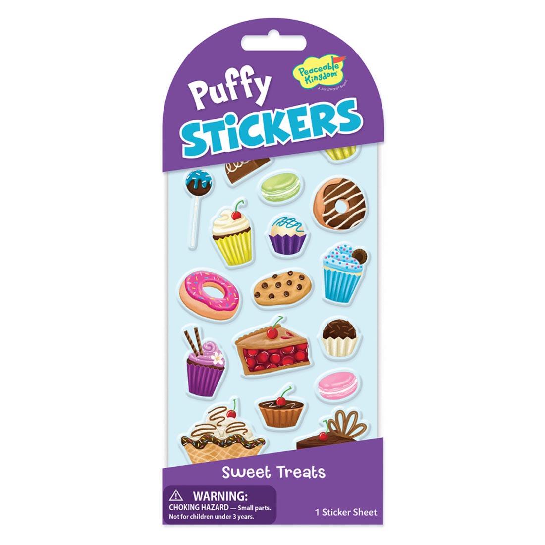 Sweet Treats Puffy Stickers by Peaceable Kingdom