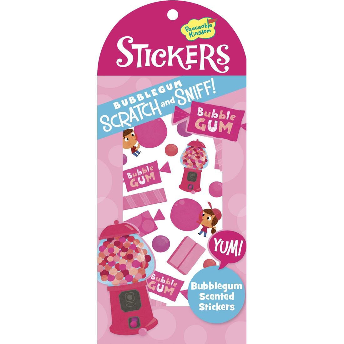 Bubble Gum Scratch and Sniff Stickers by Peaceable Kingdom