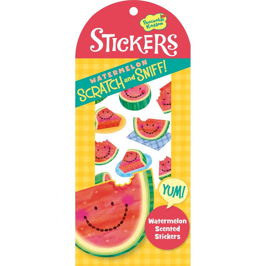 Watermelon Scratch and Sniff Stickers by Peaceable Kingdom