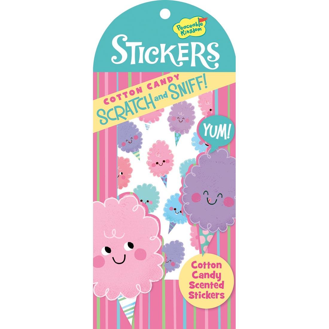 Cotton Candy Scratch and Sniff Stickers by Peaceable Kingdom