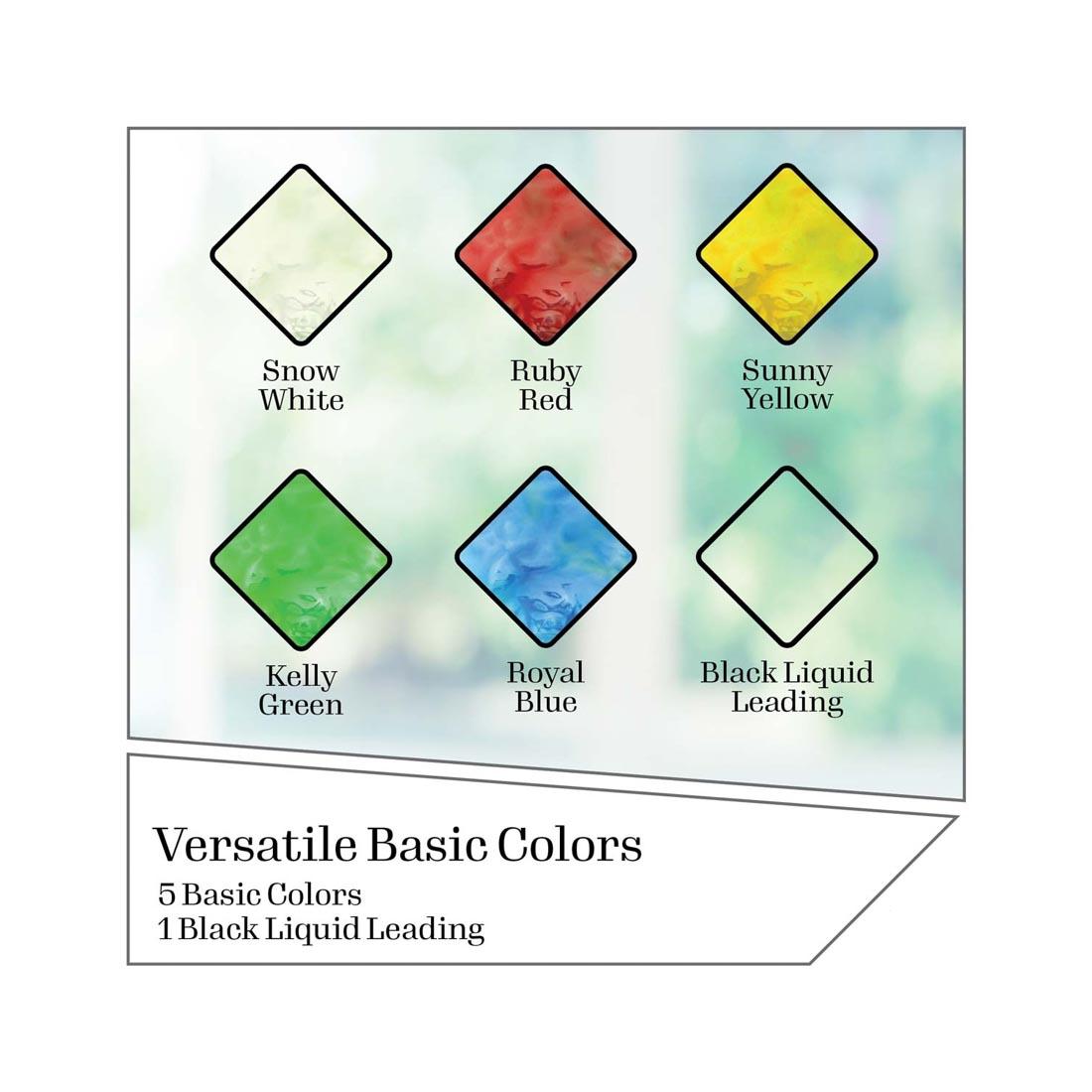 Plaid Basic Gallery Glass Paint Set