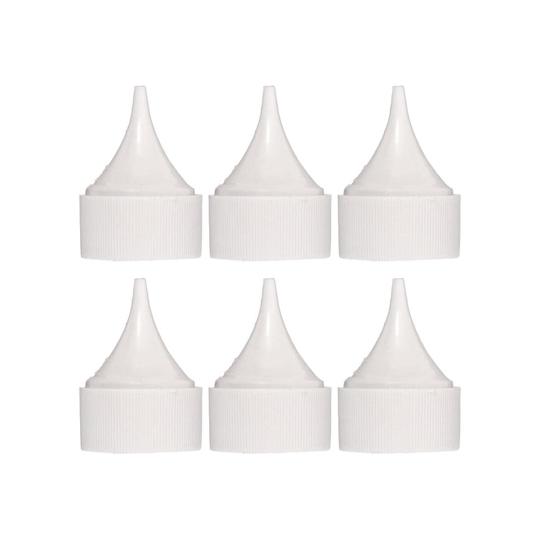 Six FolkArt Fine Tip Tops For 2 oz. Bottles