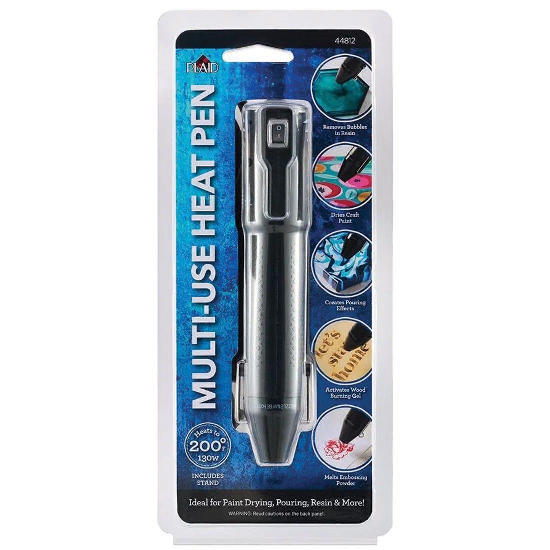 Plaid Multi-Use Heat Pen in package