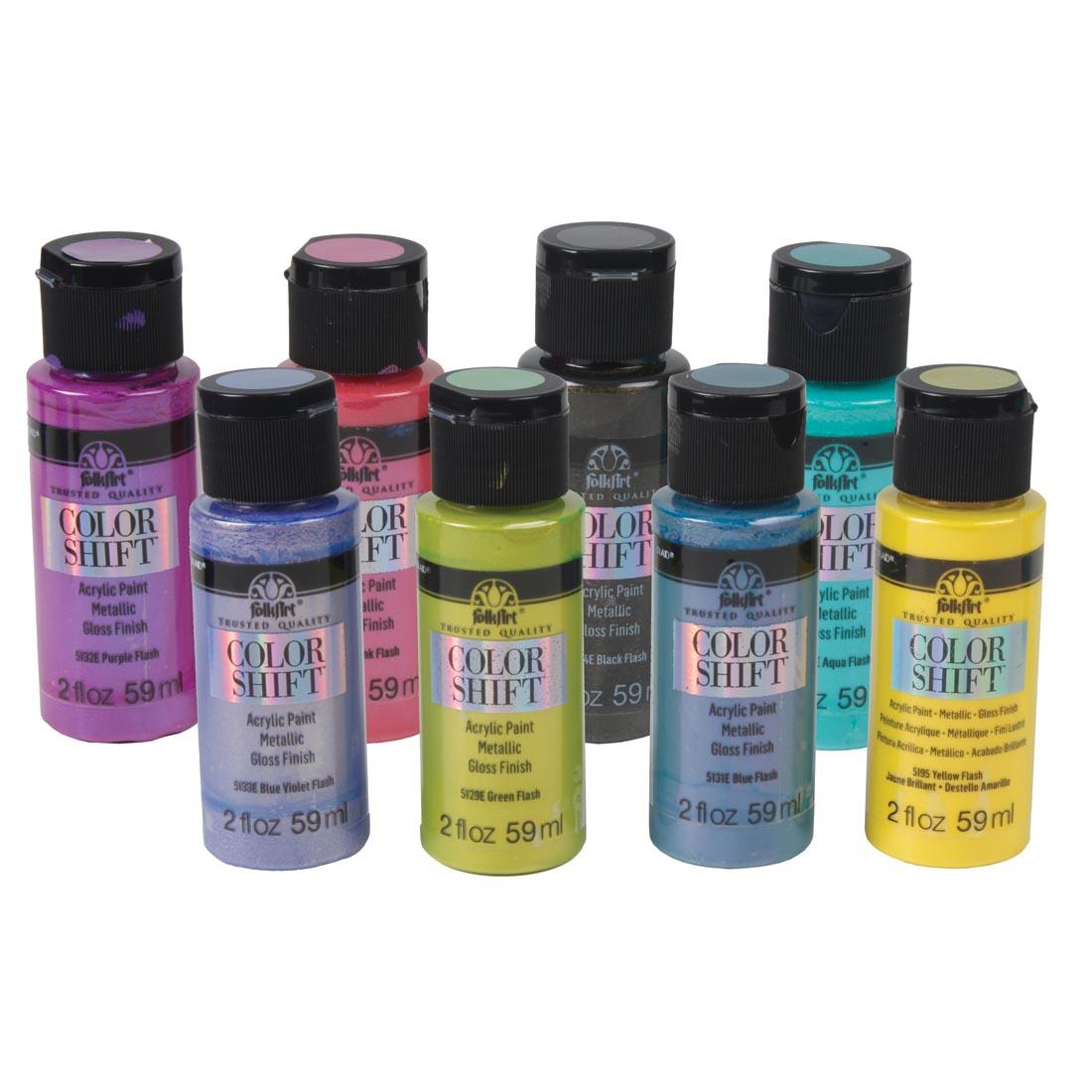 FolkArt Color Shift 8-Color Acrylic Paint Set