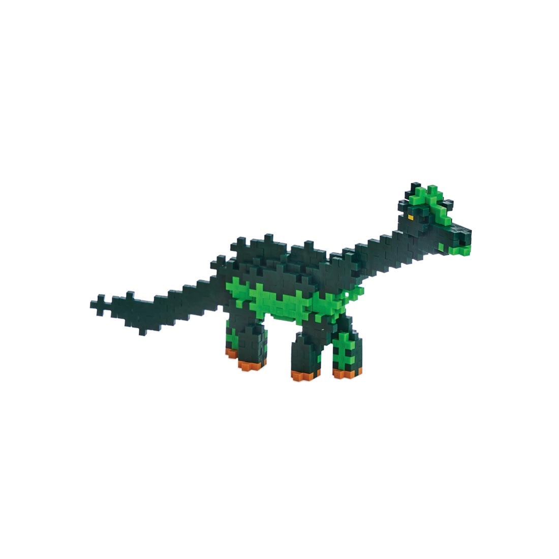 example creature made with the Plus-Plus Learn To Build Dinosaurs Set