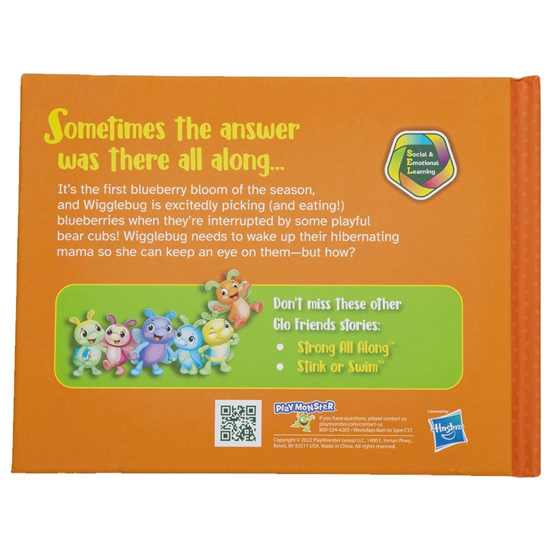 back cover of the Don't Stop That Wigglehop! book