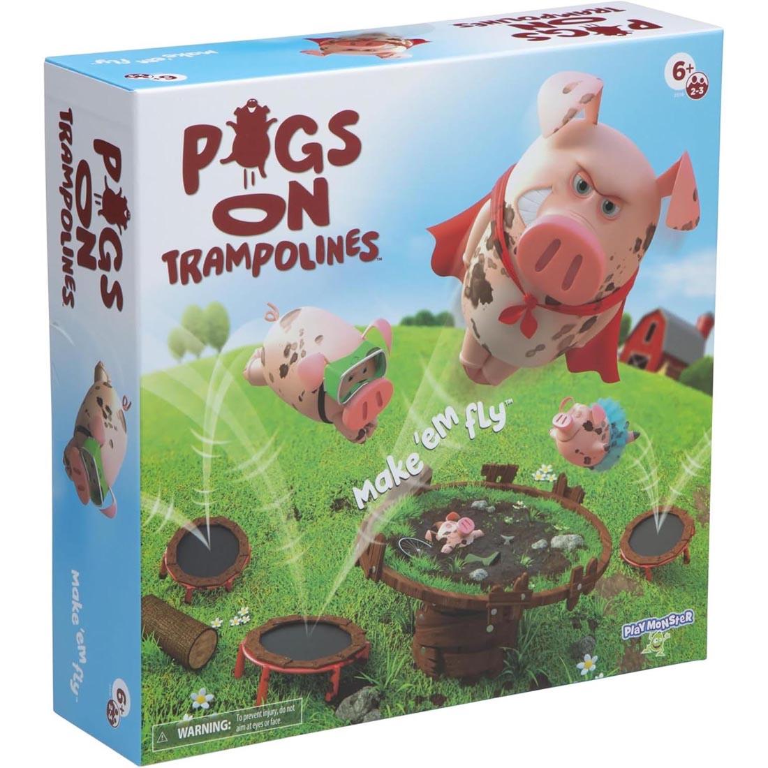 box for Pigs on Trampolines Board Game