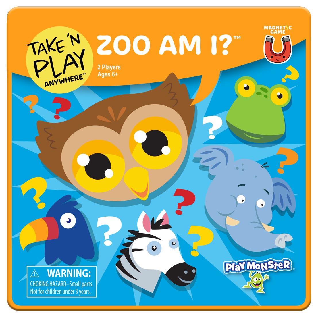 Take 'N Play Anywhere Magnetic Zoo Am I? Game