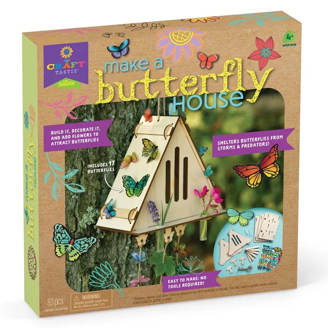 Craft-Tastic Nature Make A Butterfly House