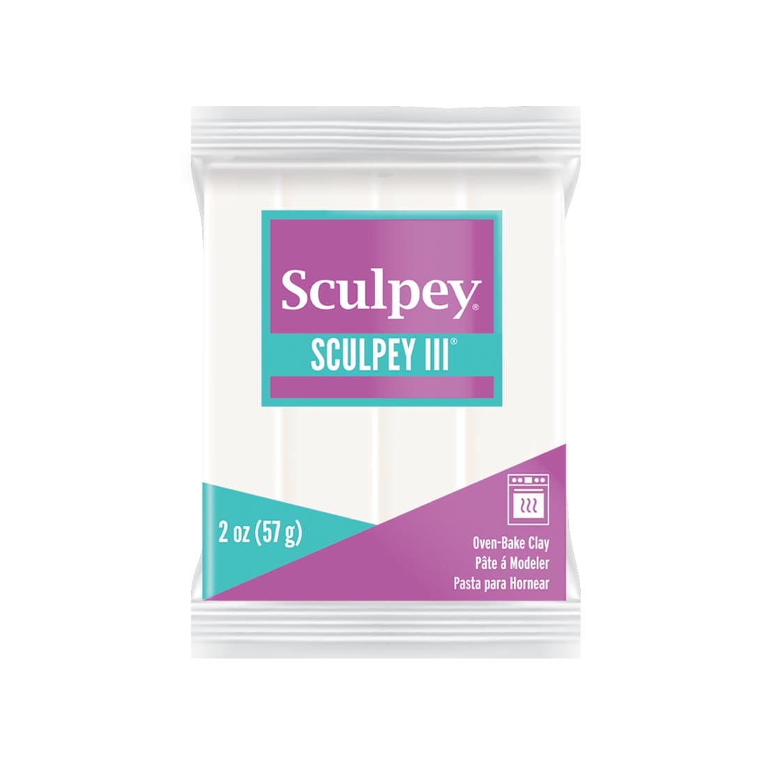 White Sculpey III Oven-Bake Clay