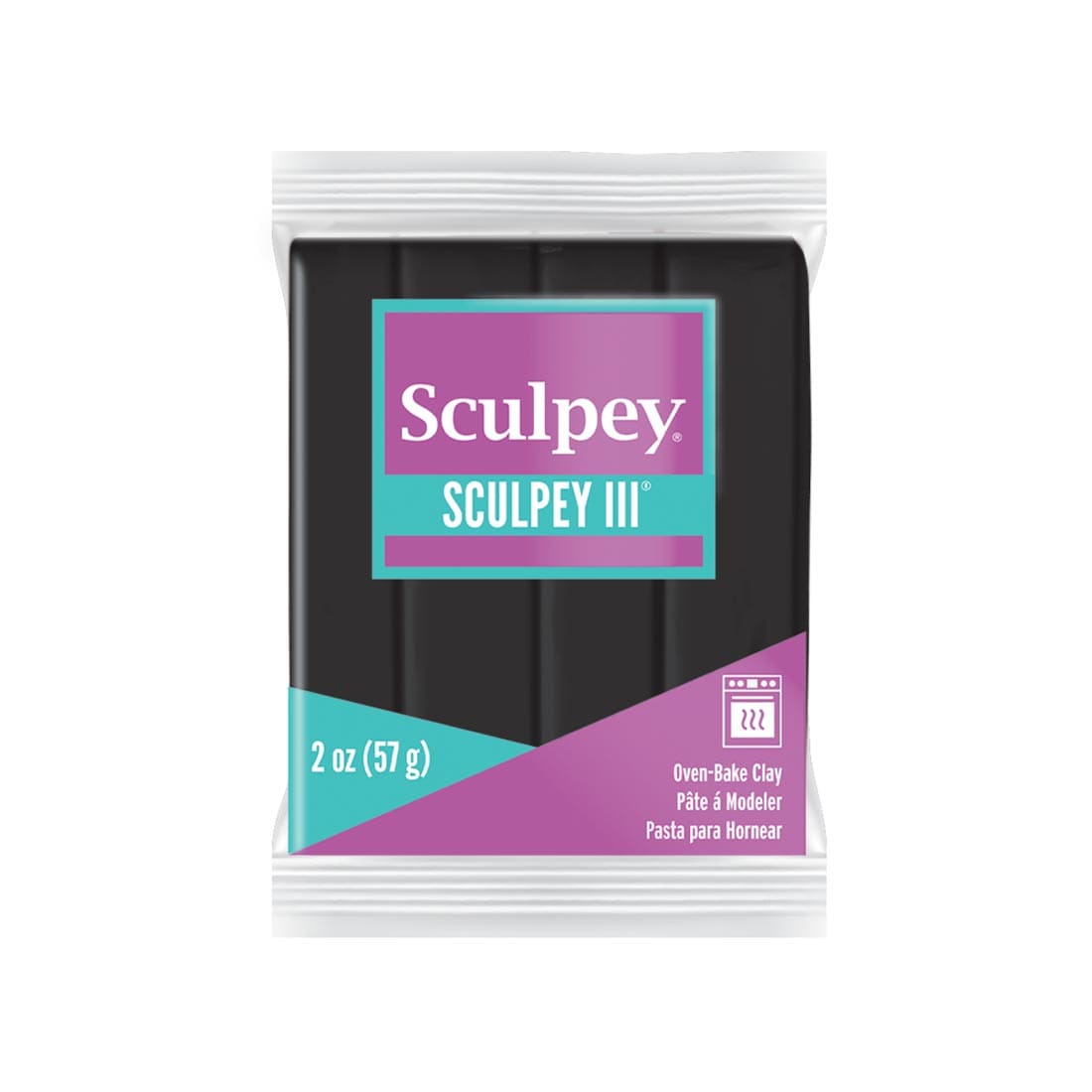 Black Sculpey III Oven-Bake Clay