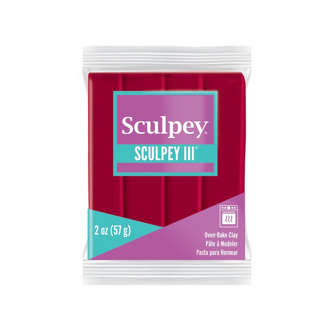 Sculpey Sculpey III Oven-Bake Polymer Clay 2oz Silver 1130