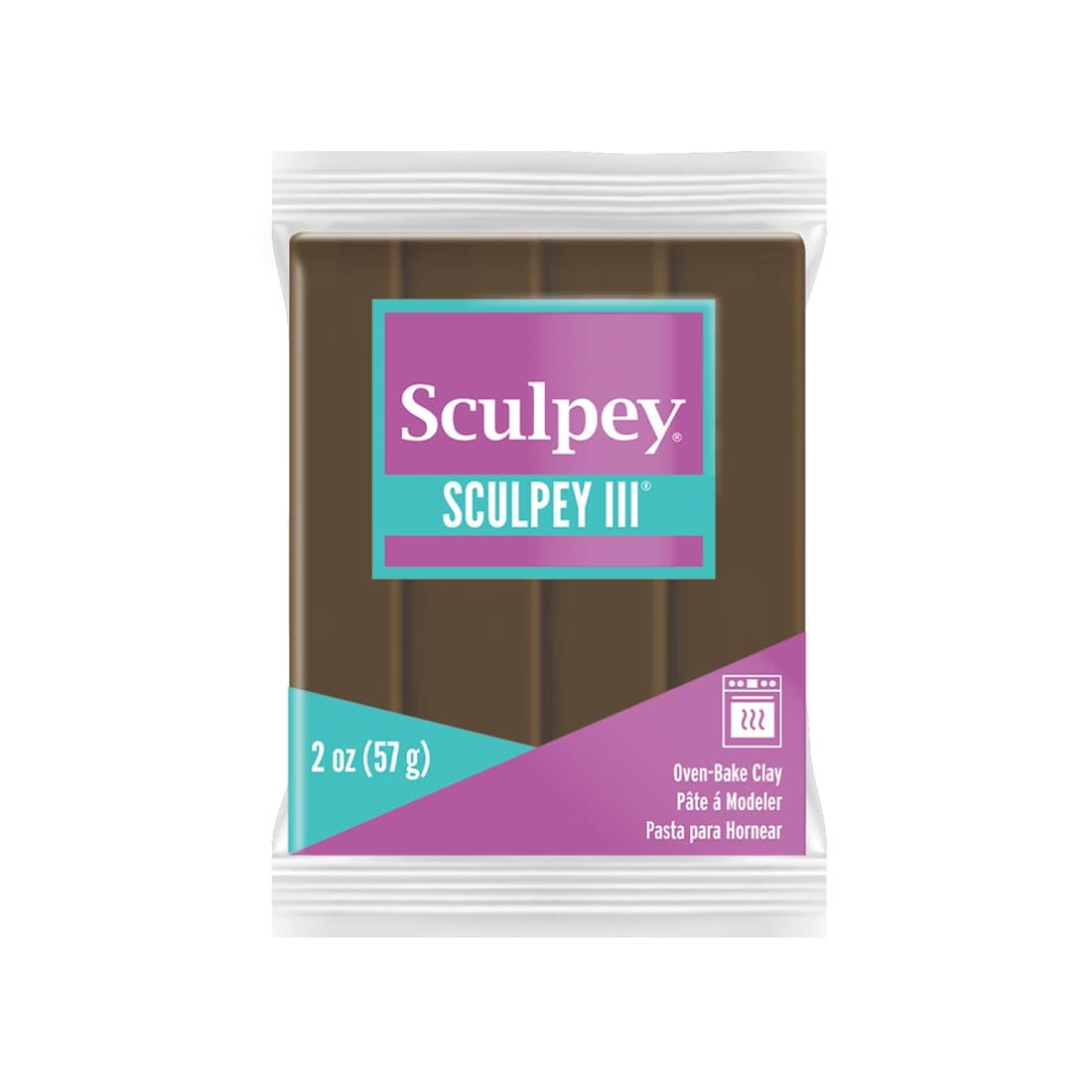 Suede Brown Sculpey III Oven-Bake Clay