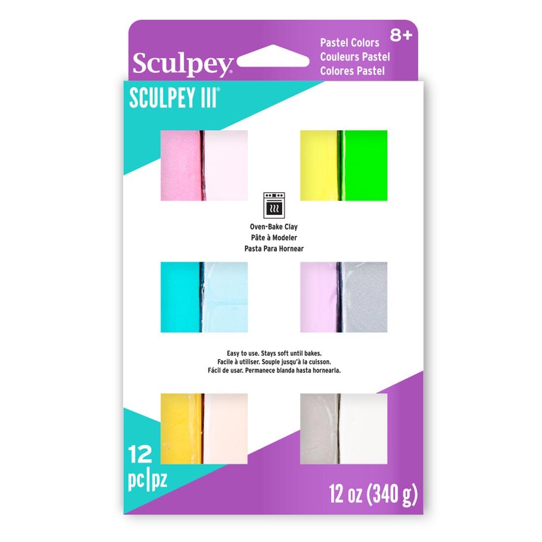 Sculpey III Oven-Bake Clay Pastel Set