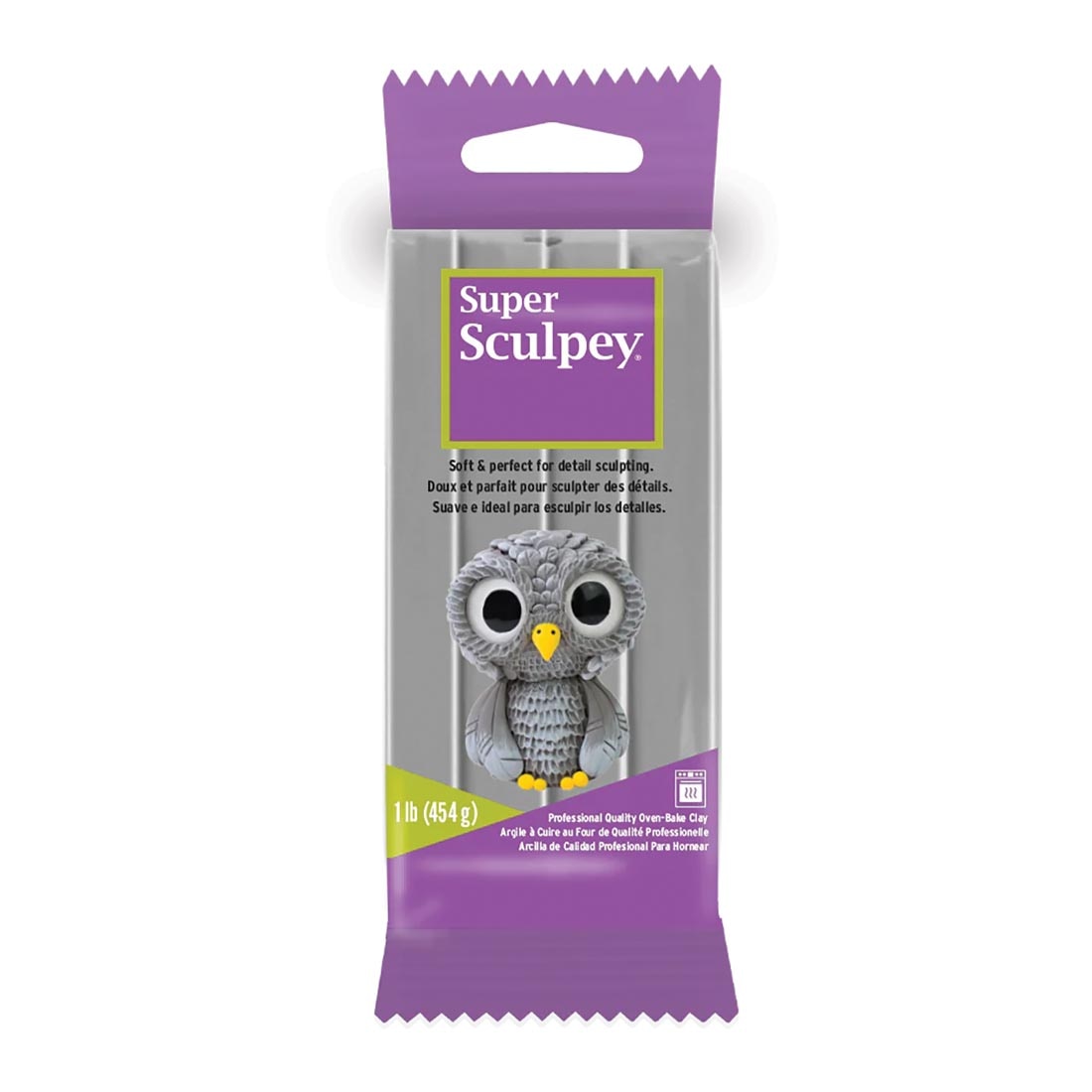 1 lb. package of gray super sculpey