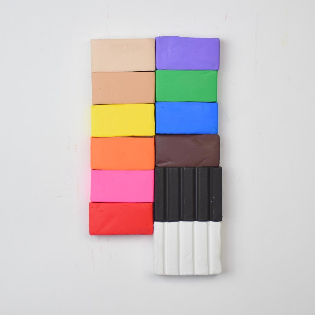 Sculpey Bake Shop Oven-Bake Clay Variety Pack, showing blocks of clay in 12 assorted colors
