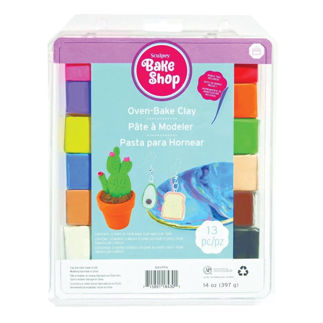 Sculpey Bake Shop Oven-Bake Clay Variety Pack