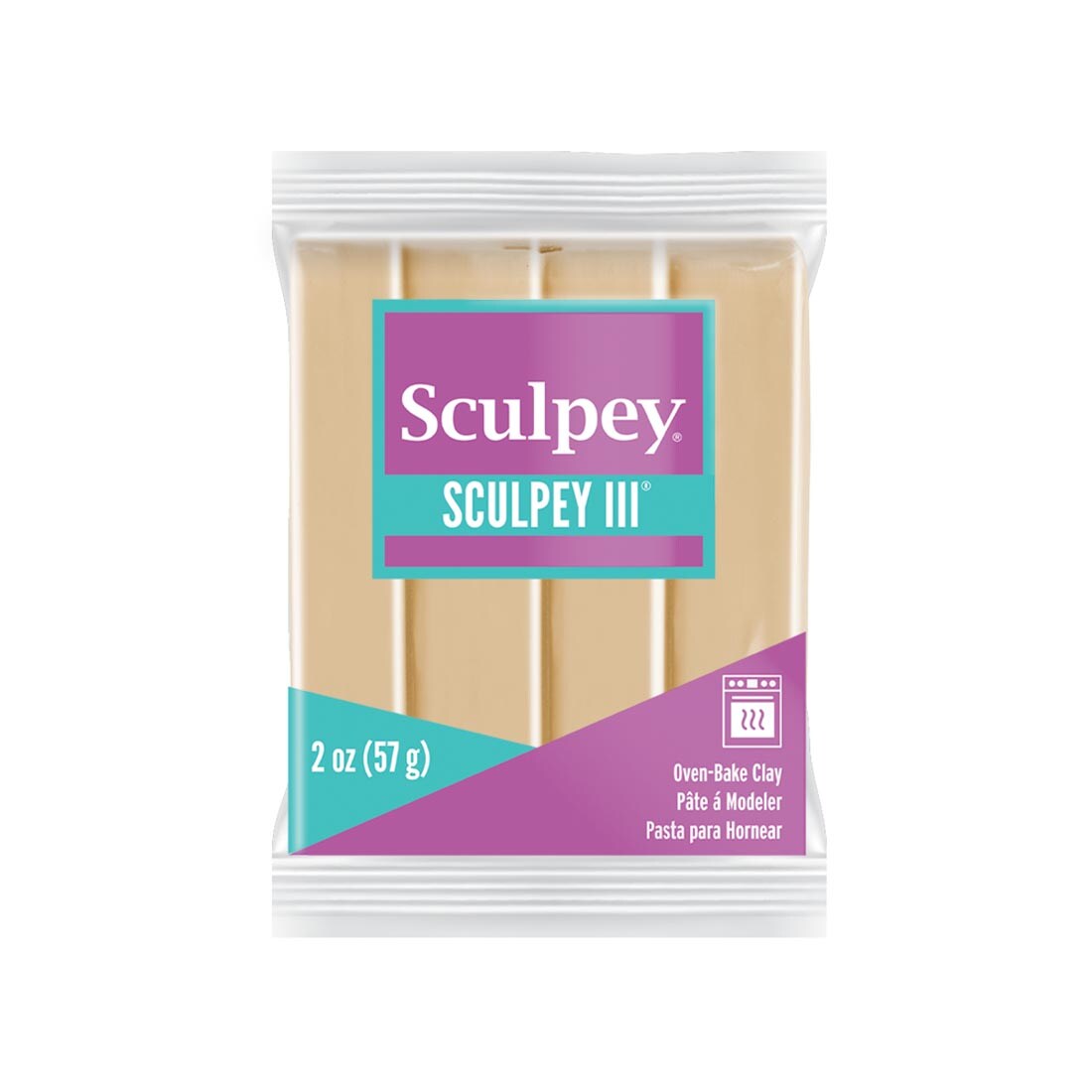 Tan Sculpey III Oven-Bake Clay