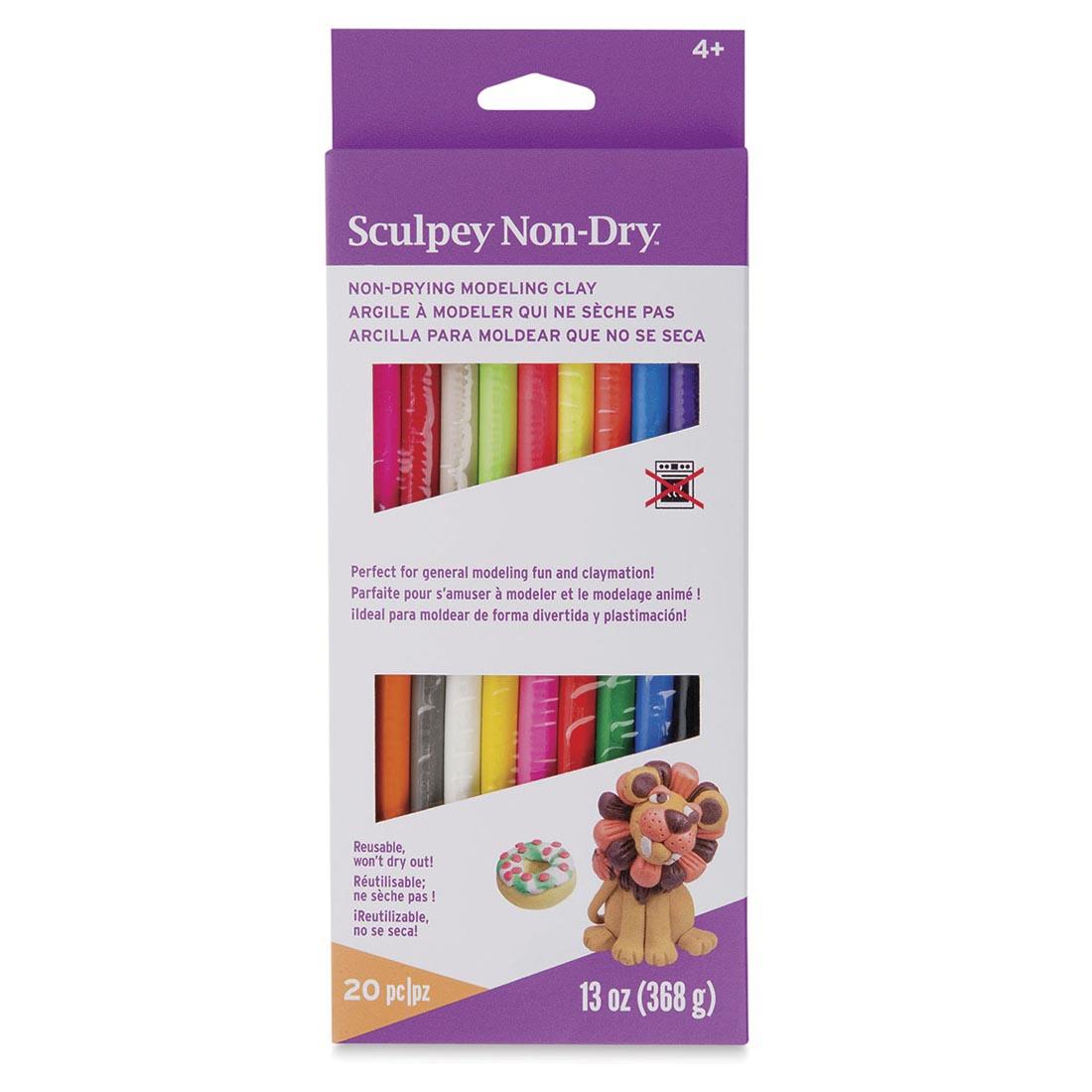 Sculpey Non-Dry Modeling Clay 20-Color Set