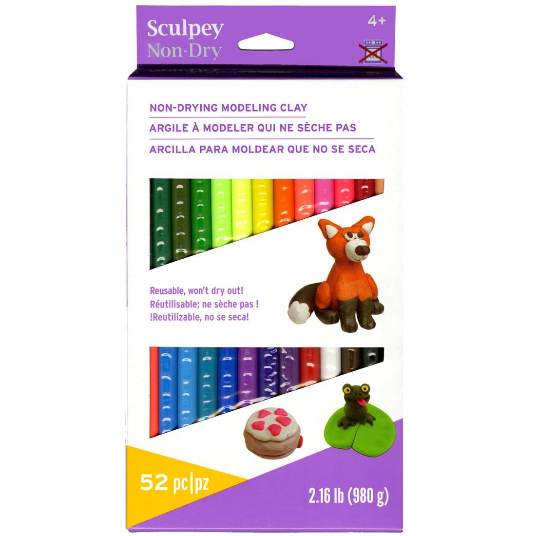 Sculpey Non-Dry Modeling Clay 52-Color Set