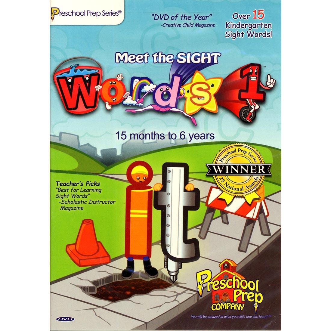 Preschool Prep Company Meet The Sight Words DVD Volume 1