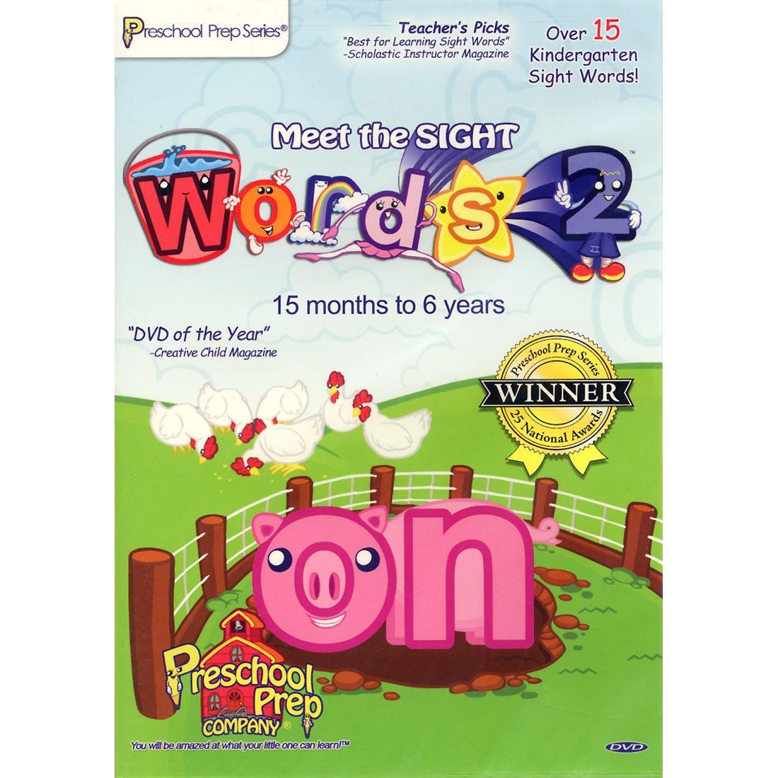 Preschool Prep Company Meet The Sight Words DVD Volume 2
