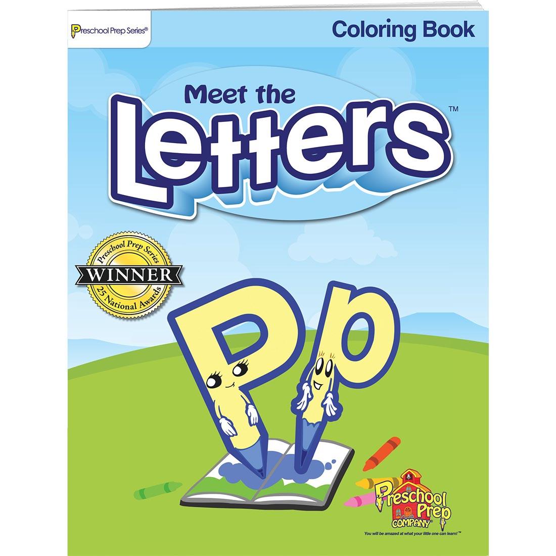Meet The Letters Coloring Book by Preschool Prep Company