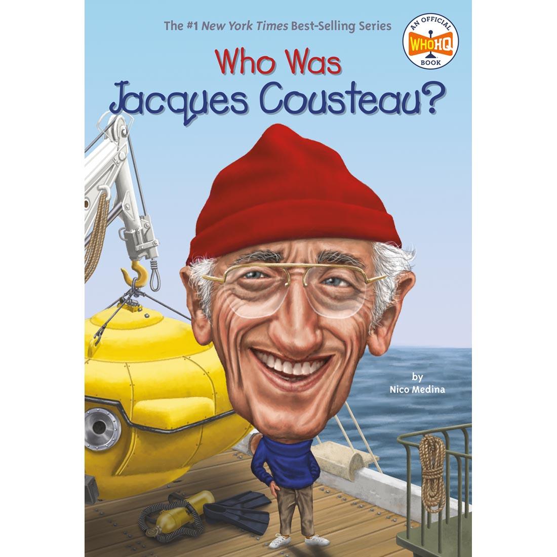 Who Was Jacques Cousteau? Paperback Book