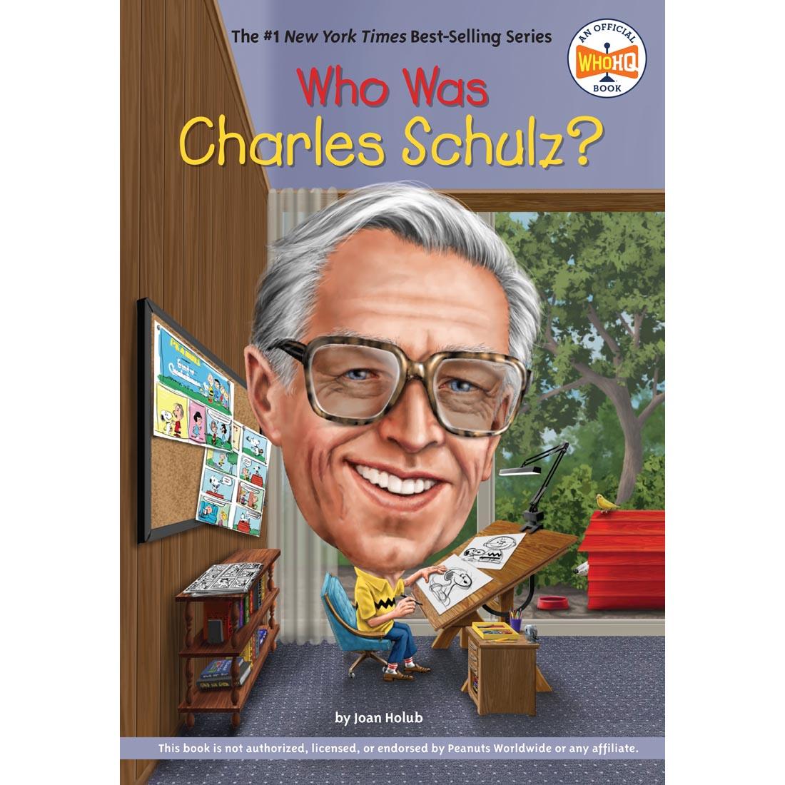 front cover of the Who Was Charles Schulz? book