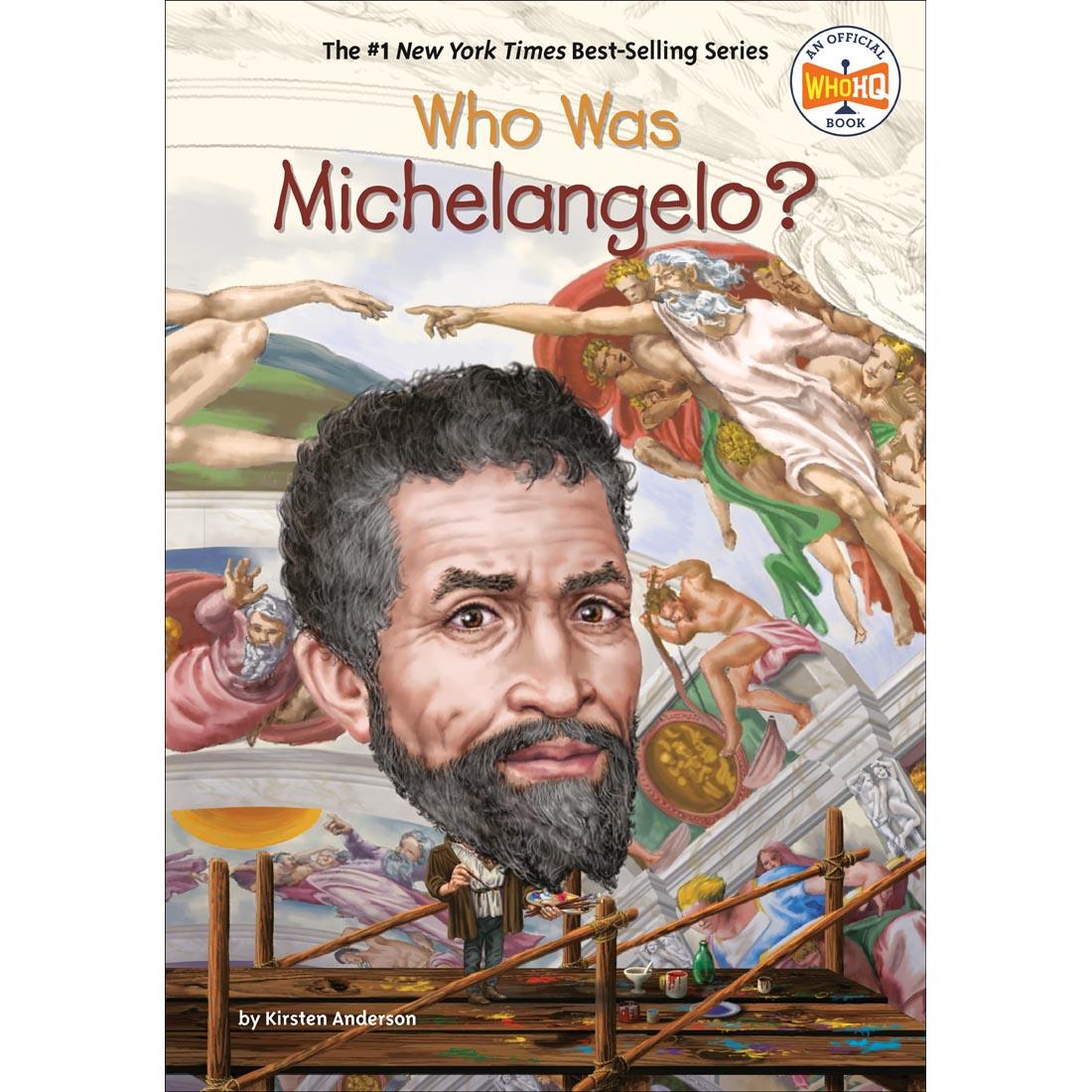 front cover of the book Who Was Michelangelo?