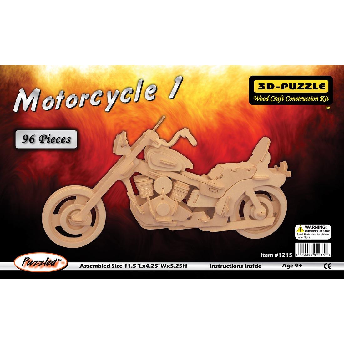 Motorcycle 3D Wooden Puzzle